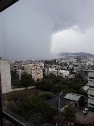 The rain...is coming in Athens